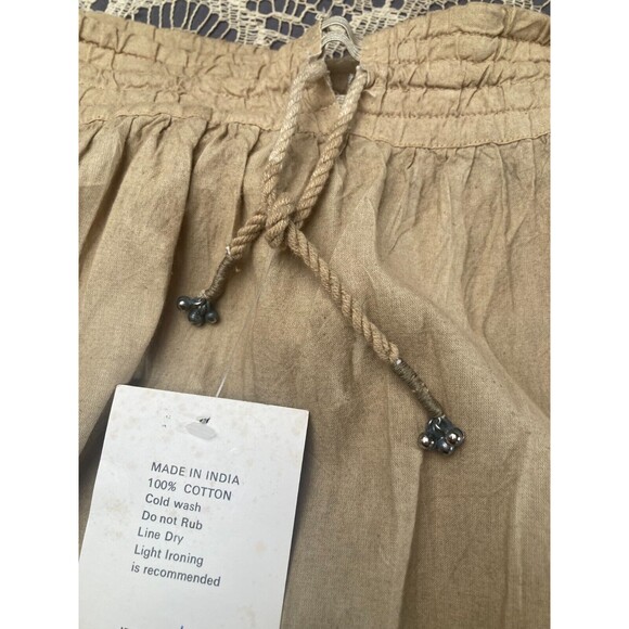 Vintage 80s Maxi Skirt 1980s Boho Cotton Retro Hippie Whimsigoth Size Large XL - Picture 6 of 8